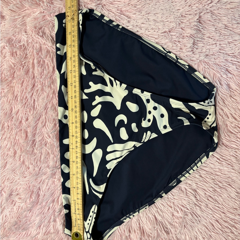 Alex Marie Midnight And Ivory Patterned Dress